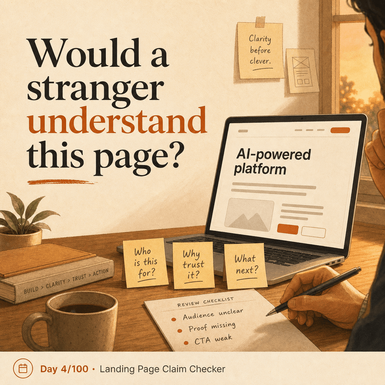Landing page claim checker preview